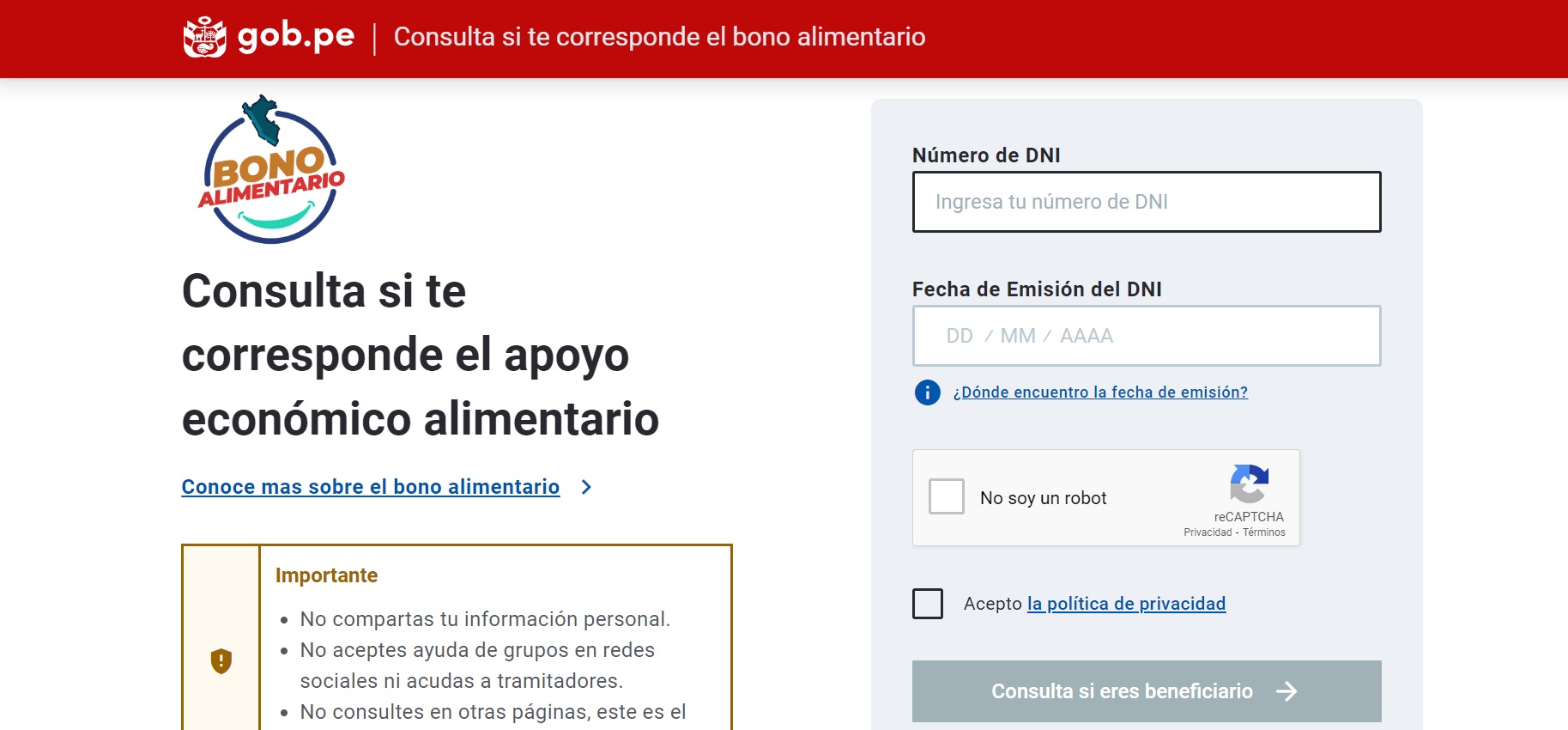 Atenci N Revisa Aqu Con Tu Dni Si Eres Beneficiario Del Bono