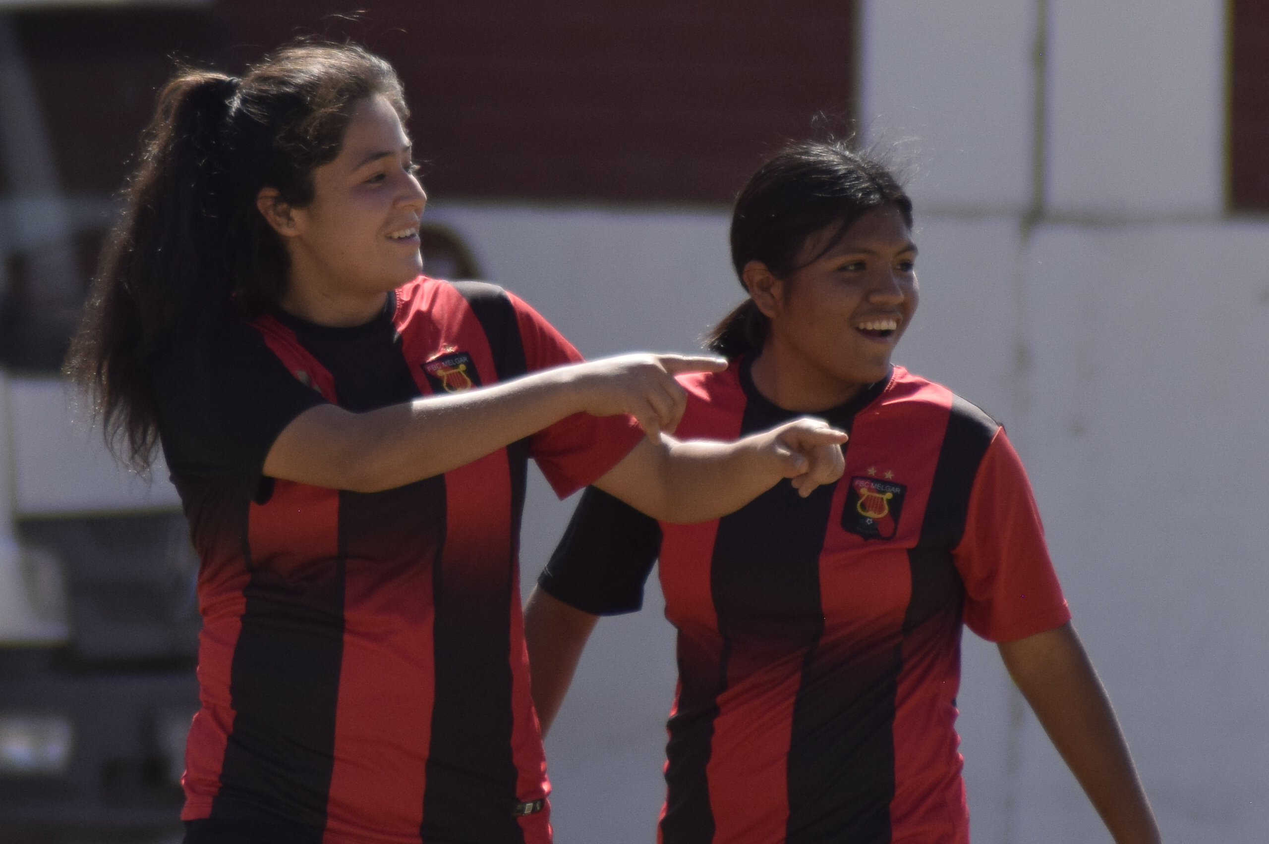Alba Soto, atacante de FBC Melgar Sub-16 en el Torneo Juvenil Femenino.