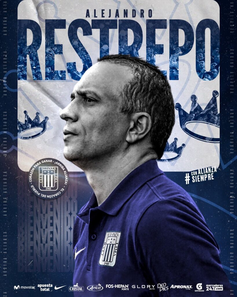 Alejandro Restrepo, nuevo DT de Alianza Lima. 