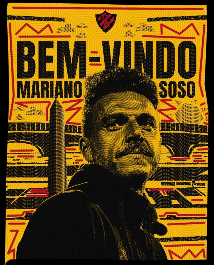 Presentación oficial de Mariano Soso como nuevo estratega de Sport Club do Recife en Brasil. 
