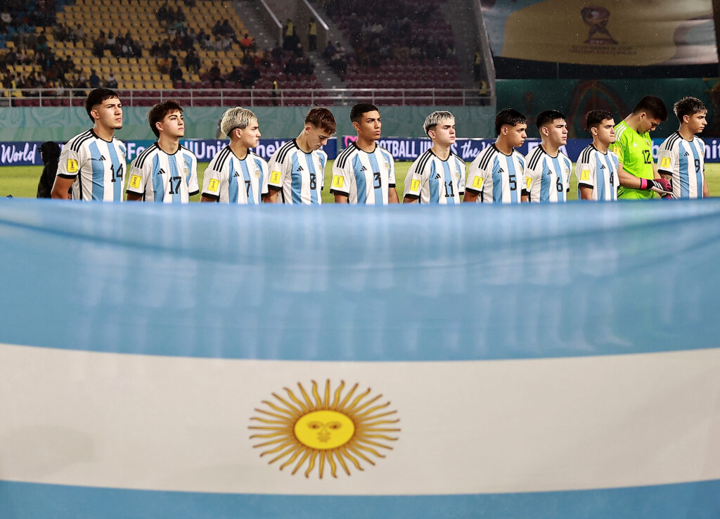 Equipo Sub-17 de Argentina.