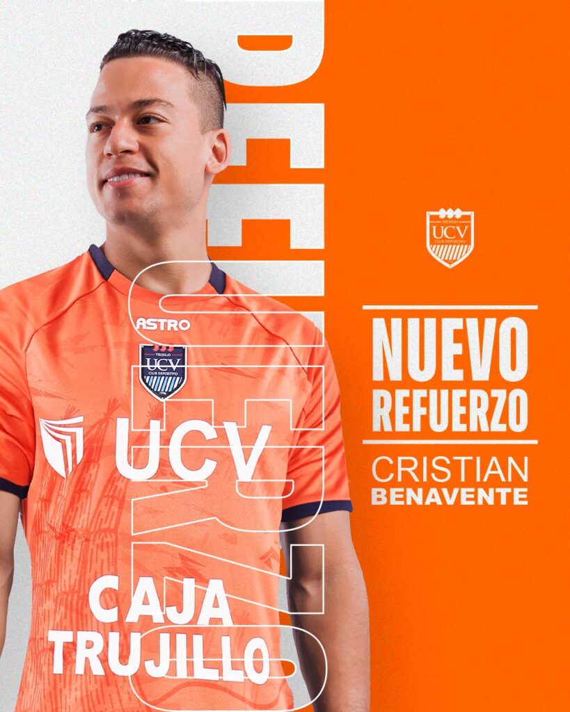 Anuncio oficial sobre Cristian Benavente en UCV.