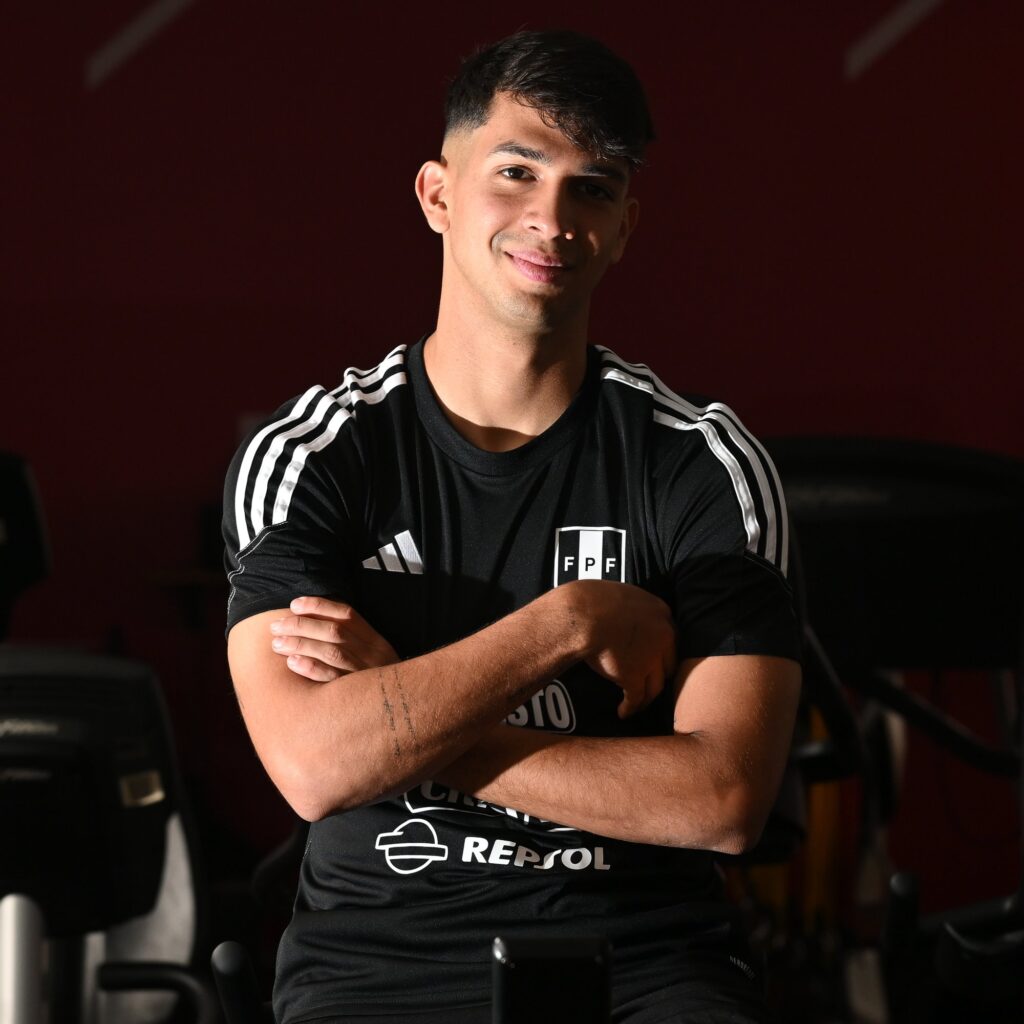Alessandro Burlamaqui en la Selección Peruana Sub-23.