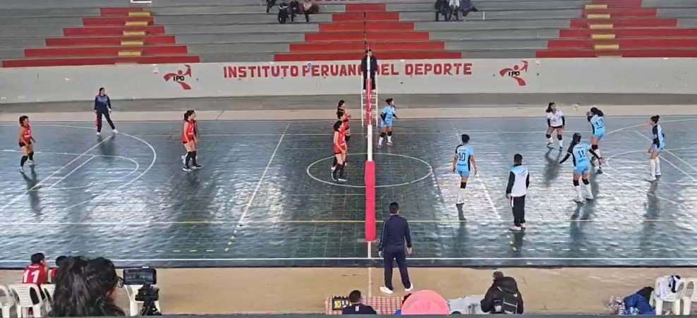 Captura del partido entre Cayma y Puno en Huancayo.